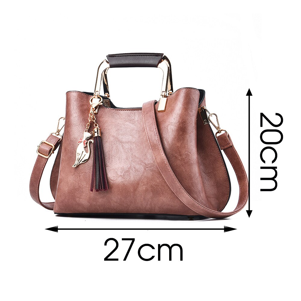 PU Leather Women Shoulder Messenger Bag