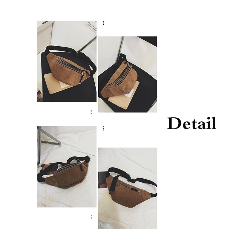 Unisex Zipper Chest Bag