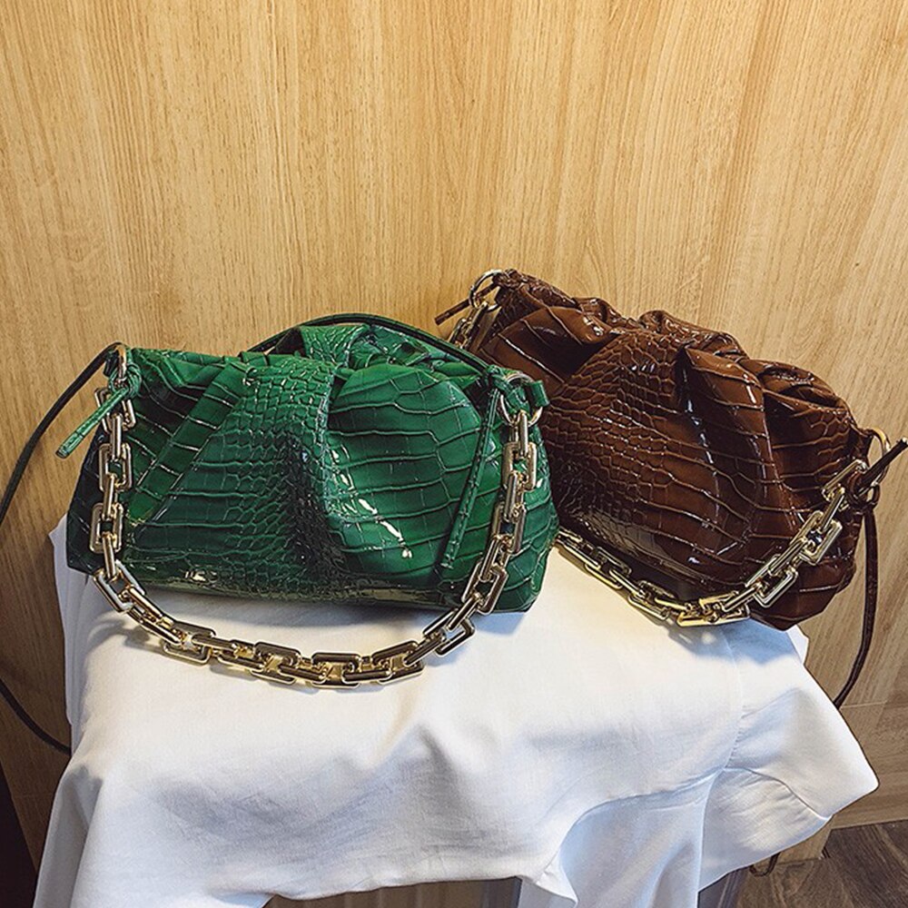Crocodile Pattern Handbag for Women