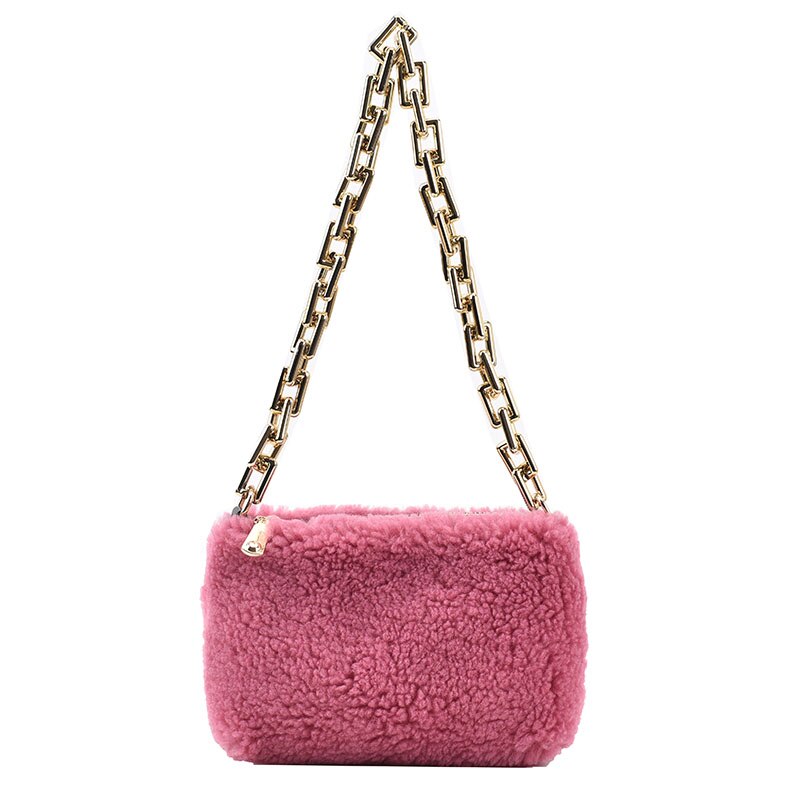 Fashion Soft Fluffy Plush Women Shoulder Bag