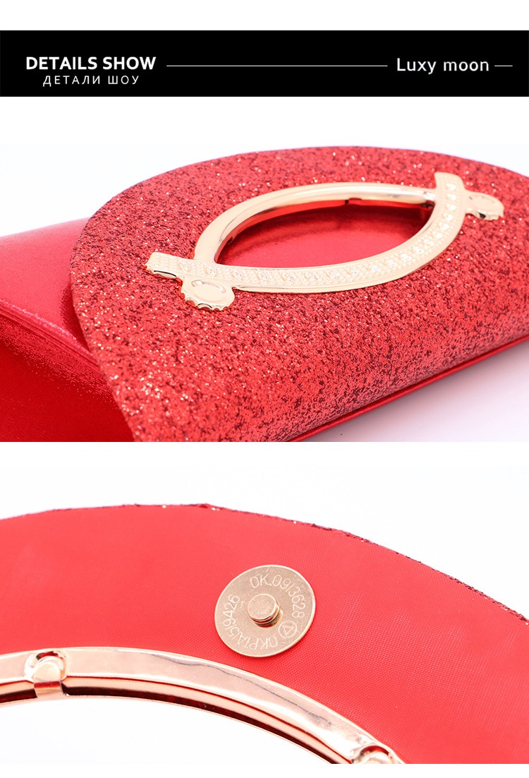 Sequin Clutch Purse Bag