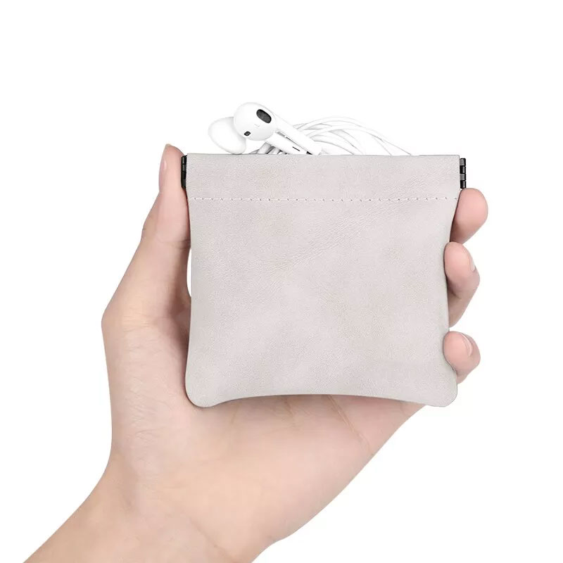 Stainless Steel Shrapnel Earphone Storage Bag