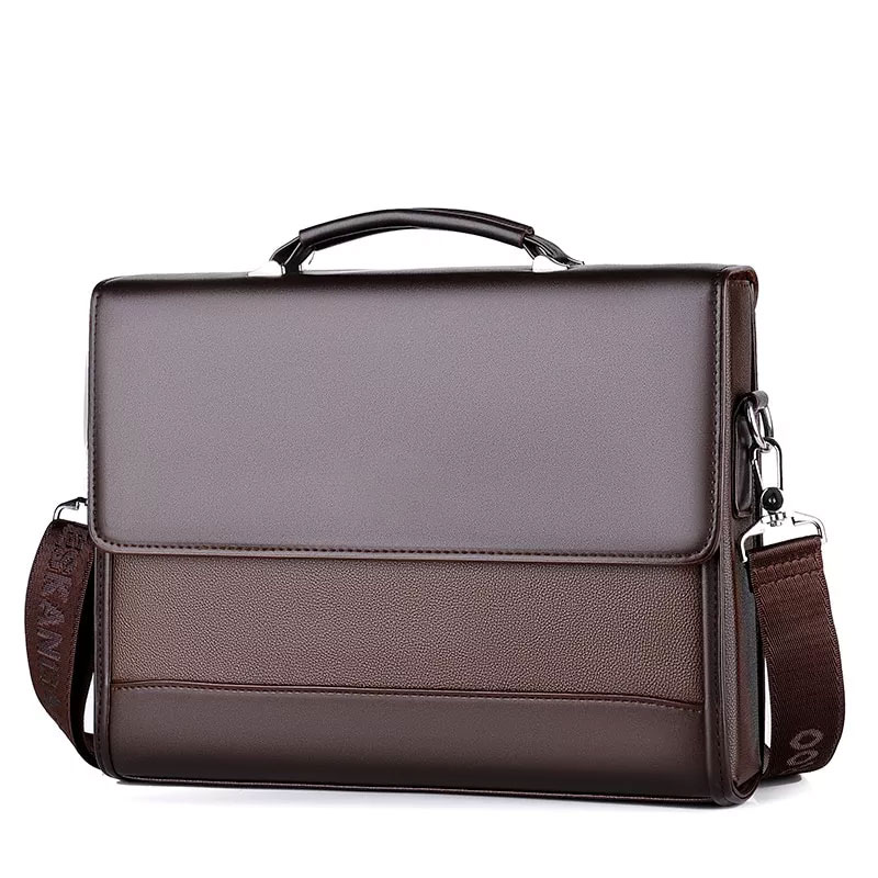 Male Handbags Bussiness Leather Briefcase