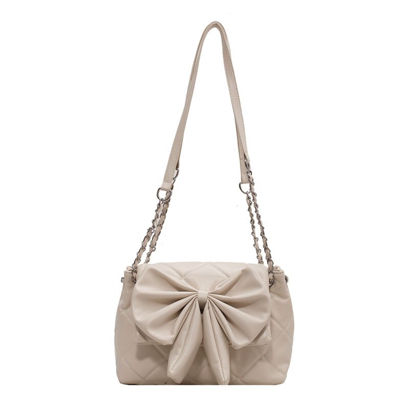 Rhombus Bow-Knot Crossbody Bag