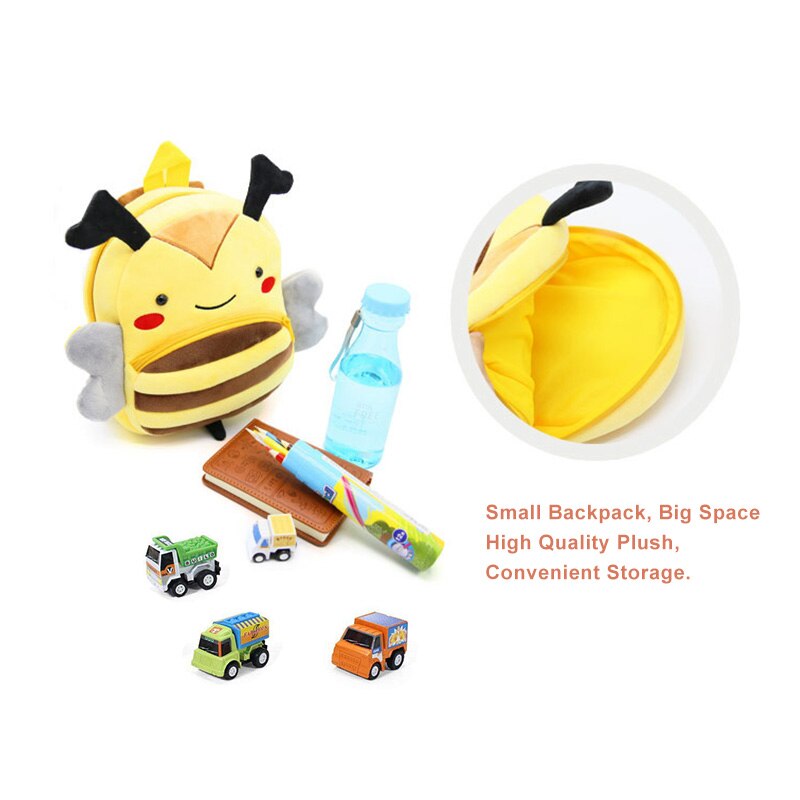 Baby Plush Backpack Animal School Bag