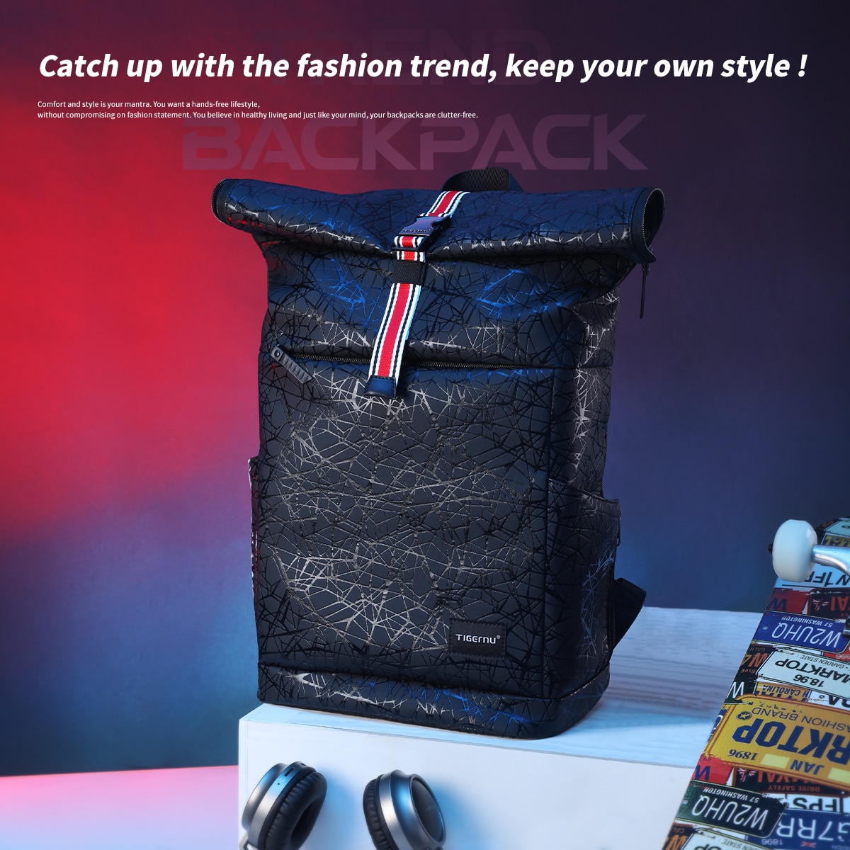 Luxury Designer Large Backpack Men