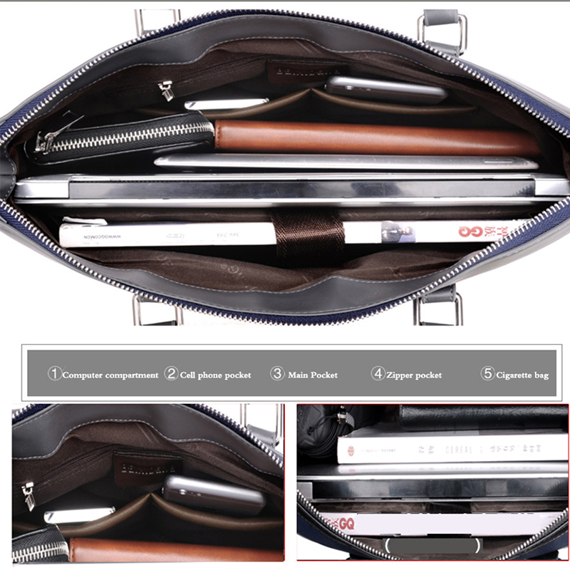 Men Casual Briefcase Business Shoulder Bag