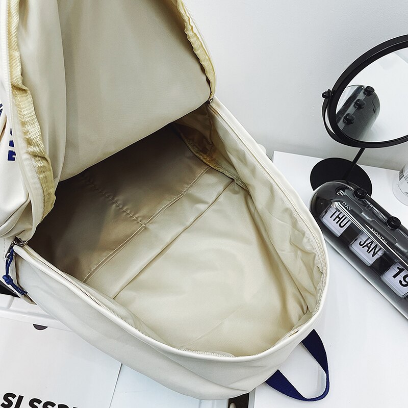 Trendy Cute Letter Design Backpack