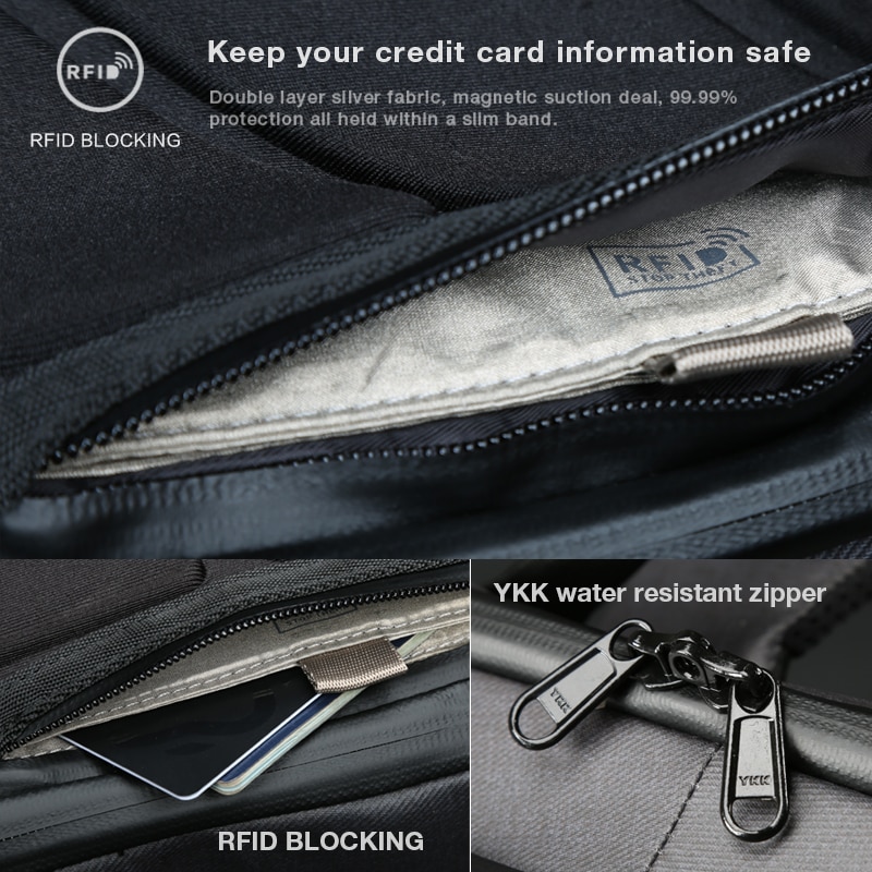 Multifunctional Solar Charging Anti-theft Backpack