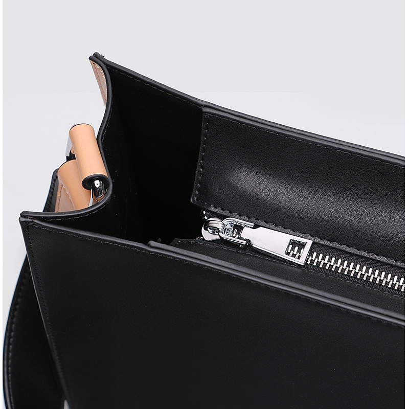 High Quality Leather Square Shoulder Bag