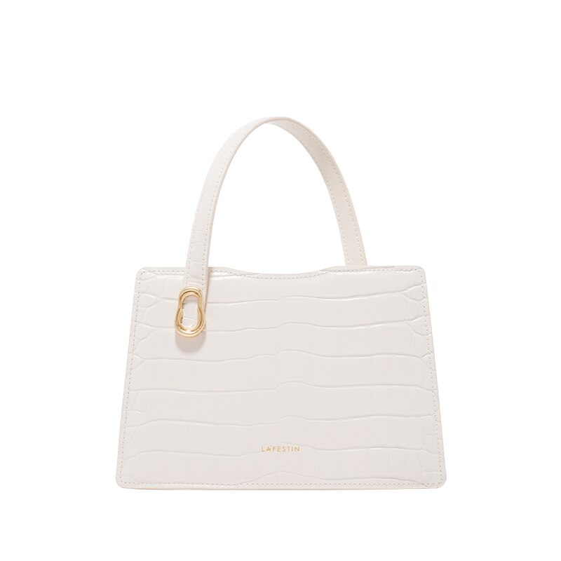 Crocodile Pattern Crossbody Square Bag