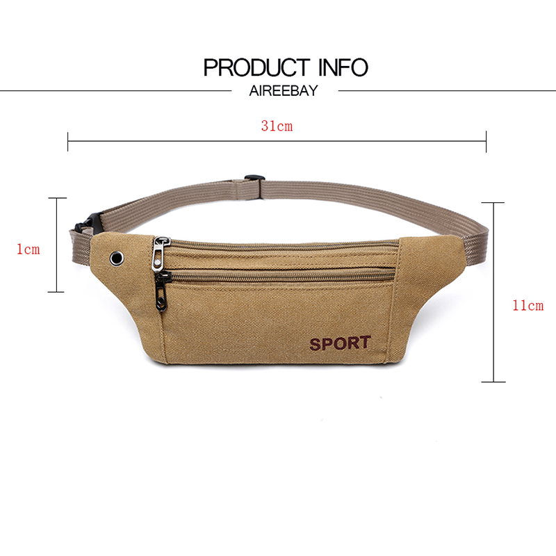 Men Casual Durable Fanny Waist Pack