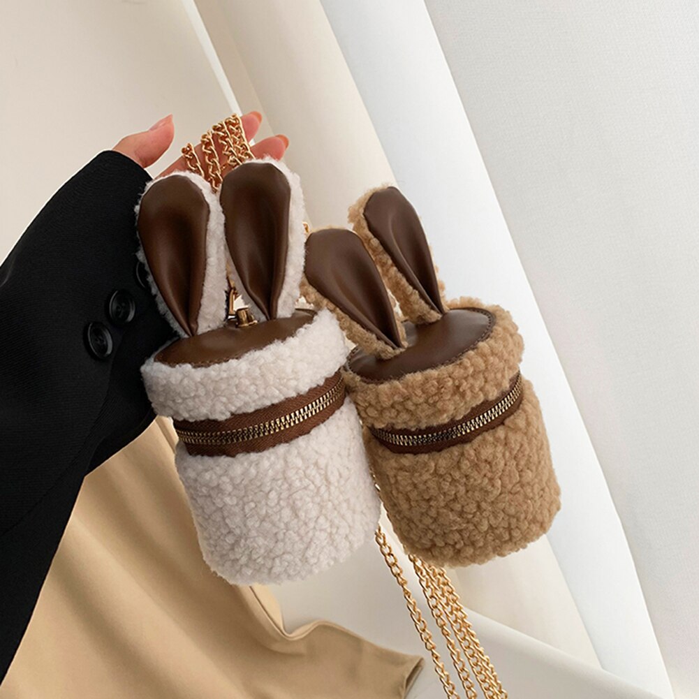 Rabbit Ear Shape Cylinder Bag