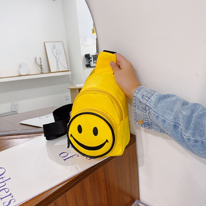 Cartoon Smile Children's Small Messenger Bag