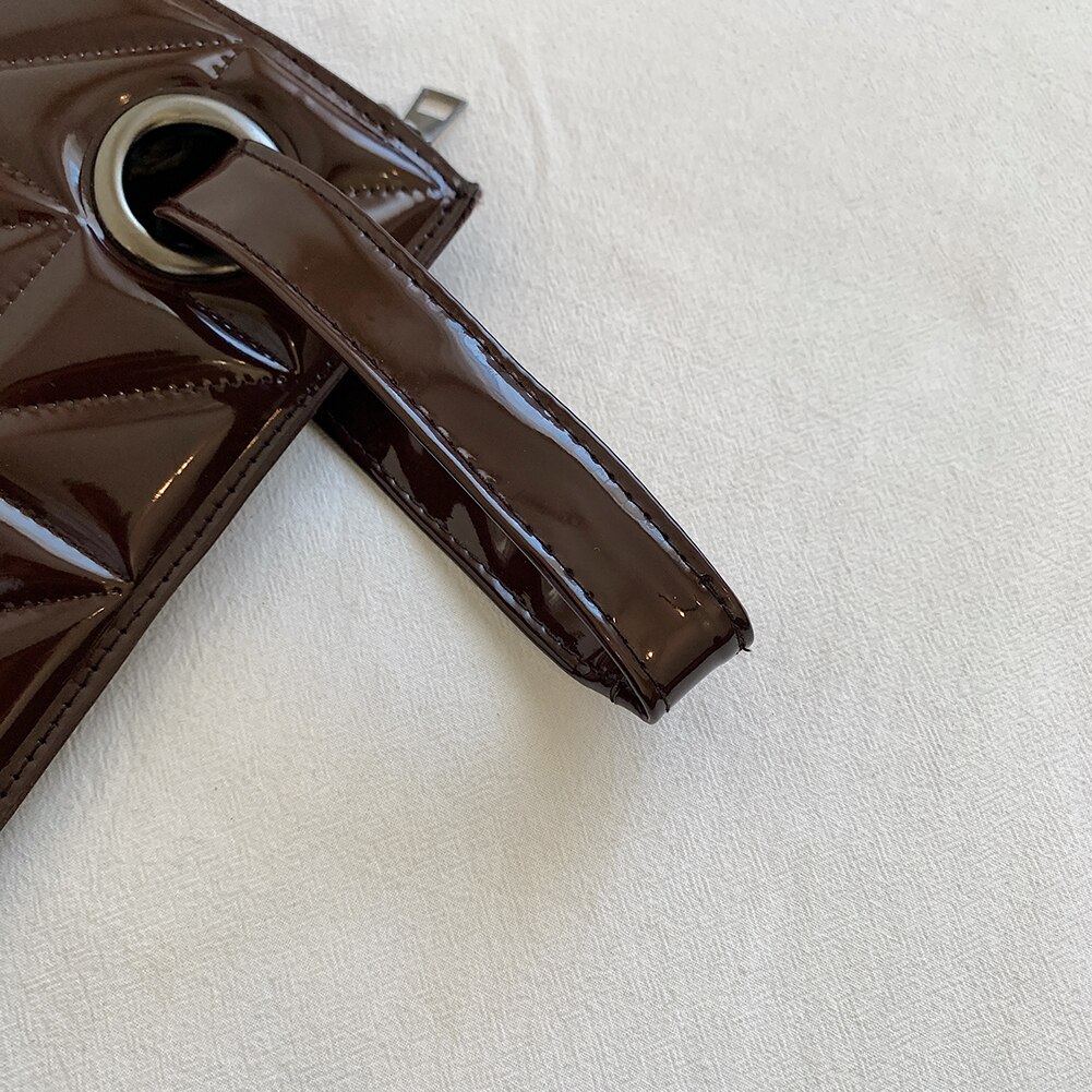 PU Patent Leather Envelope Bag