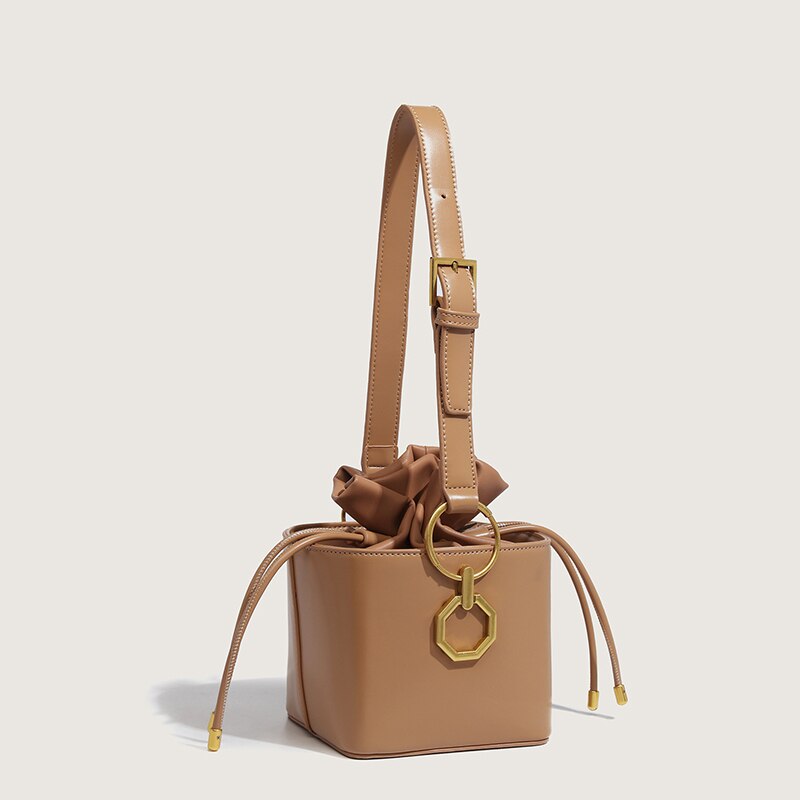 Classic Shoulder Bucket Handbag