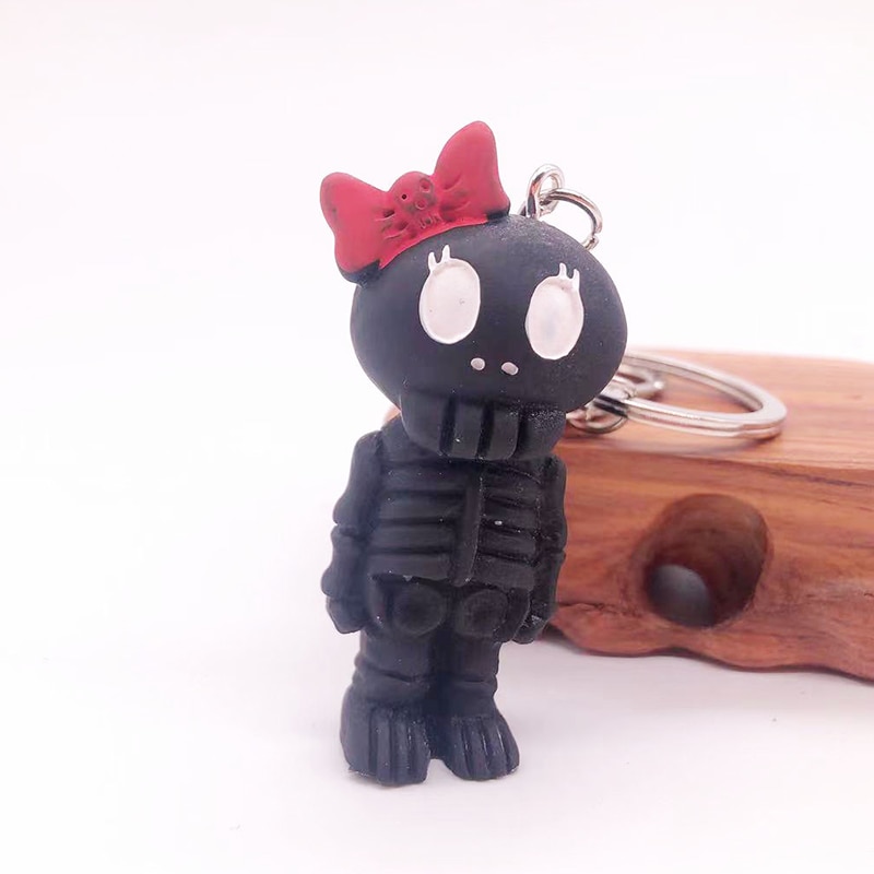 Cartoon Horror Skull Body Skeleton Keychain