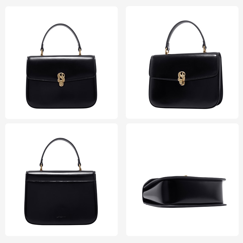 Retro Simple Top Handle Handbag