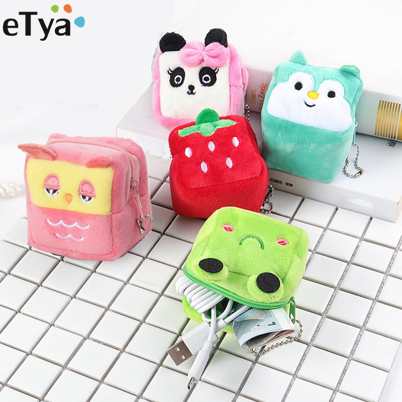 Earphone Holder Wallet Pouch Pocket Kids Handbag