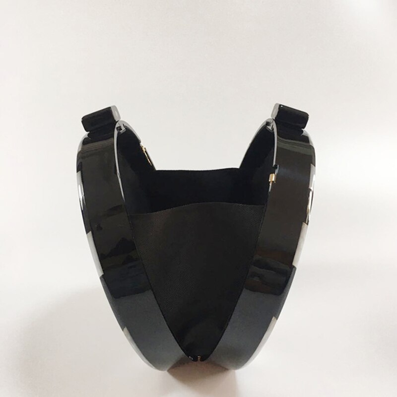 V Design Acrylic Evening Bag