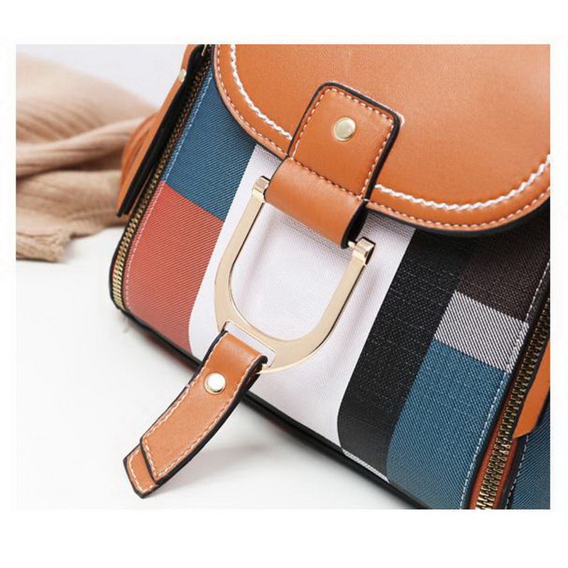 England Plaid Backpack