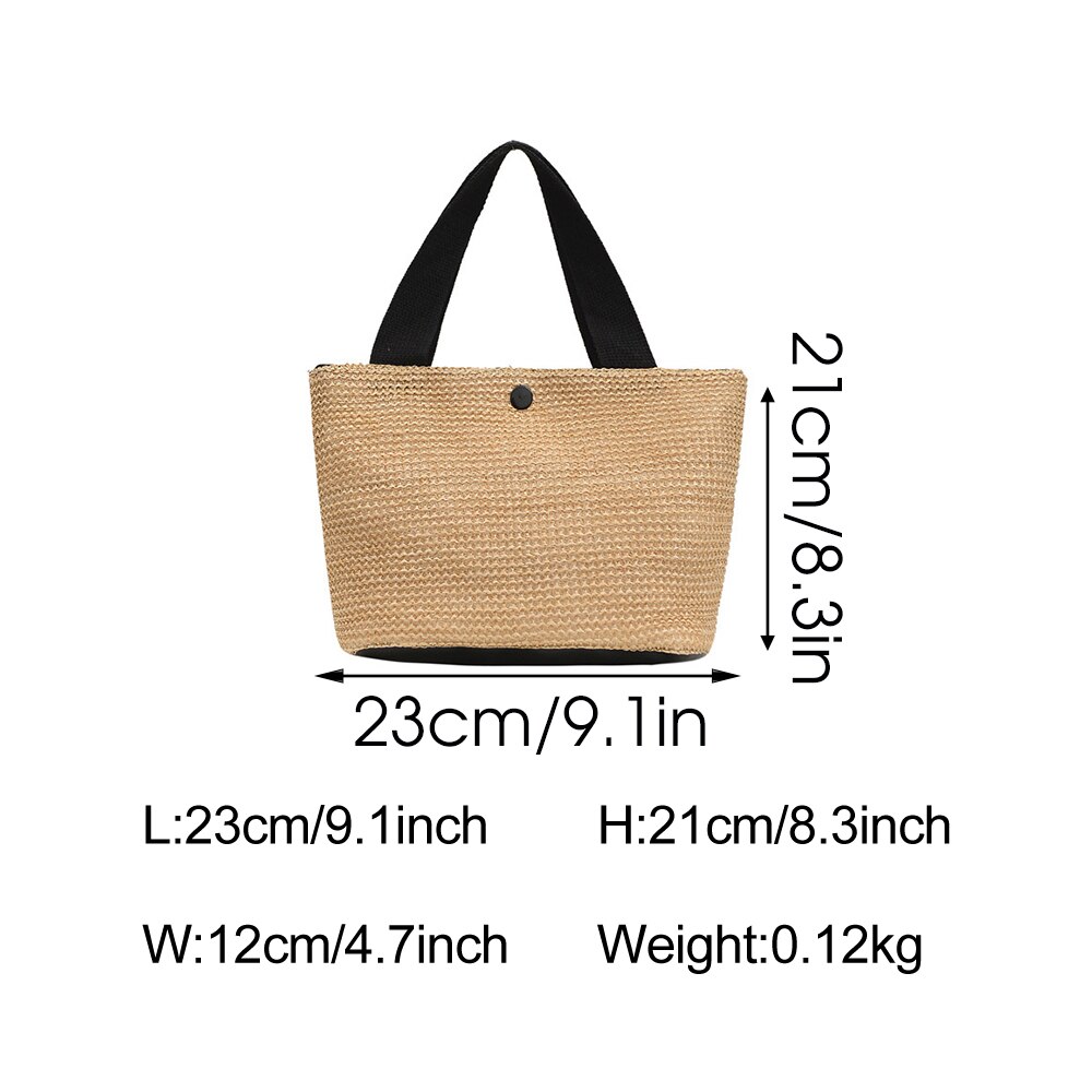 Summer Handmade Straw Bag