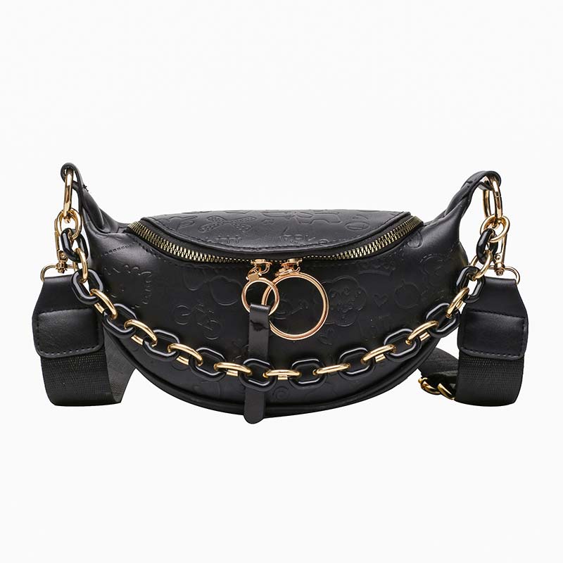High Quality PU Leather Saddle Bag