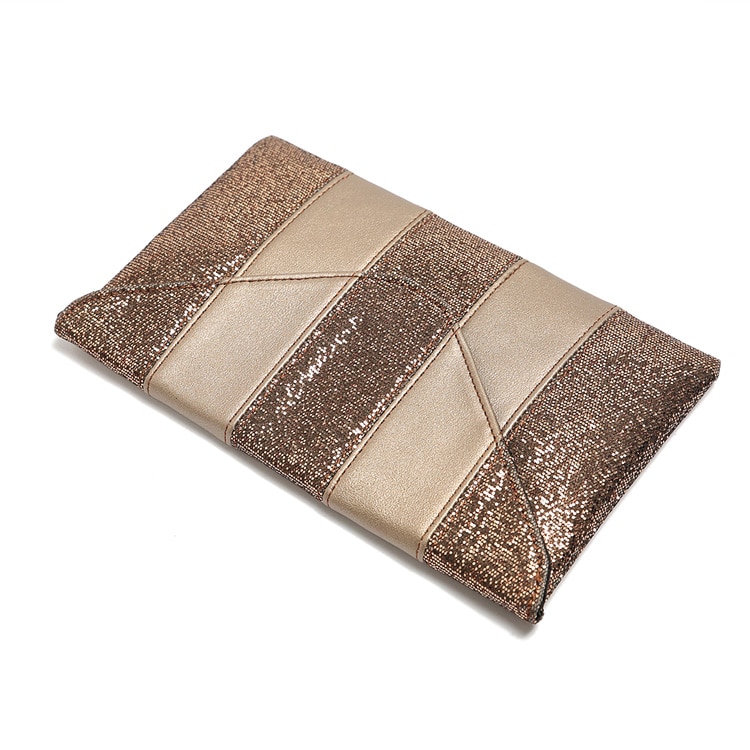 Clutch Bag Sequined Envelope Handbag