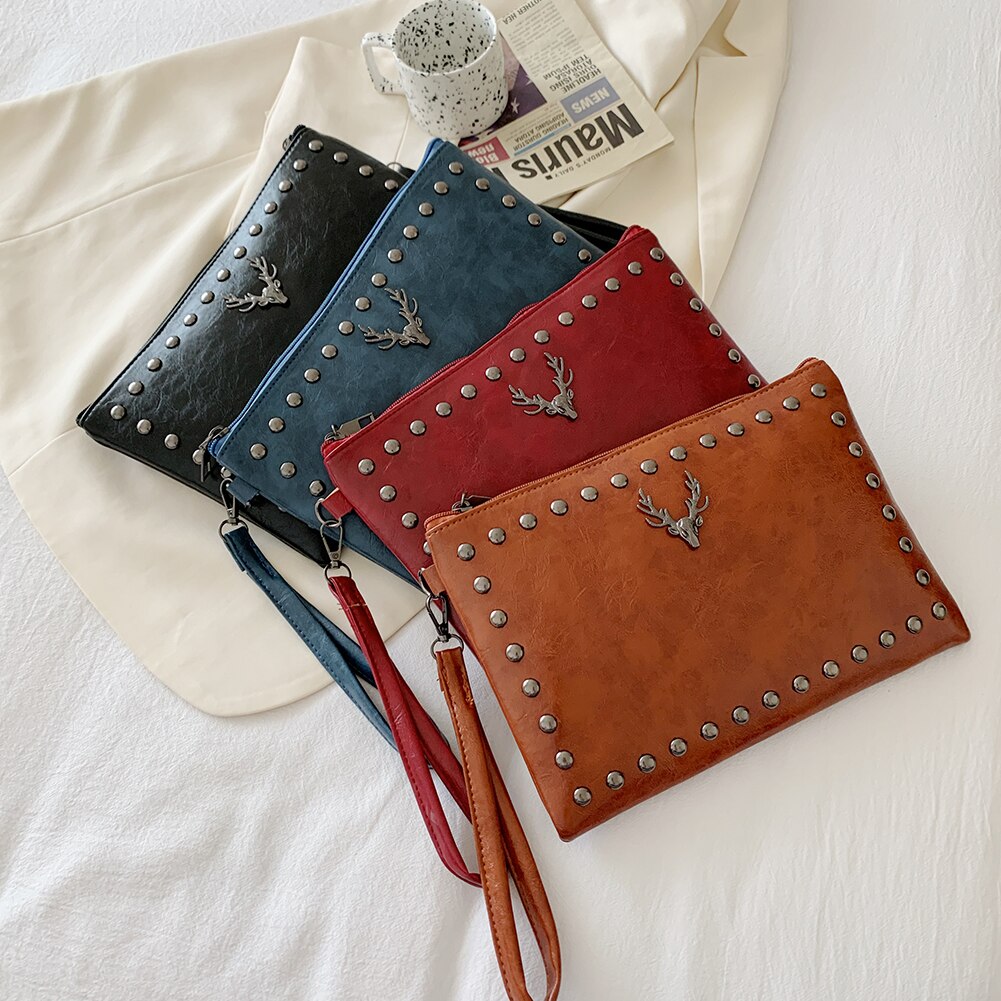 Solid Color Envelope Bag