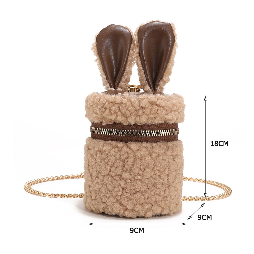 Rabbit Ear Shape Cylinder Bag