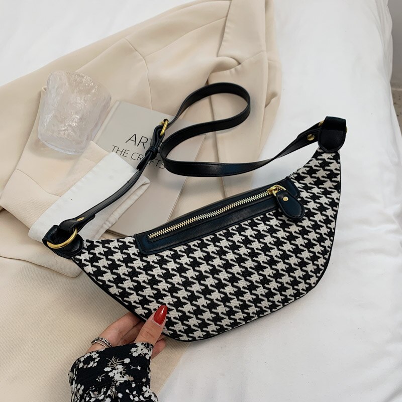 Trendy Canvas Chest Bag