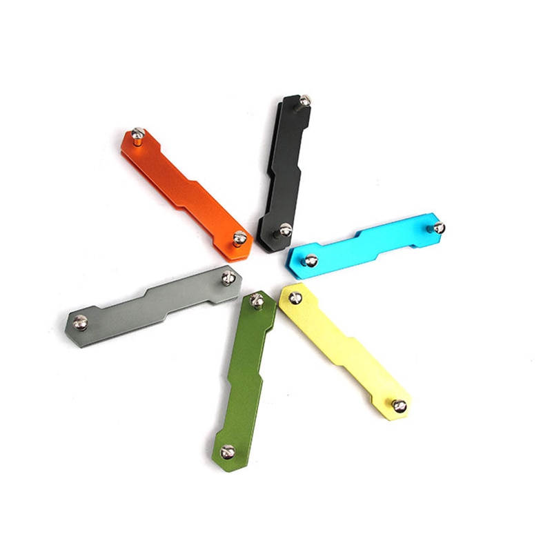 Aluminum Alloy Keychain Flexible Key Holder