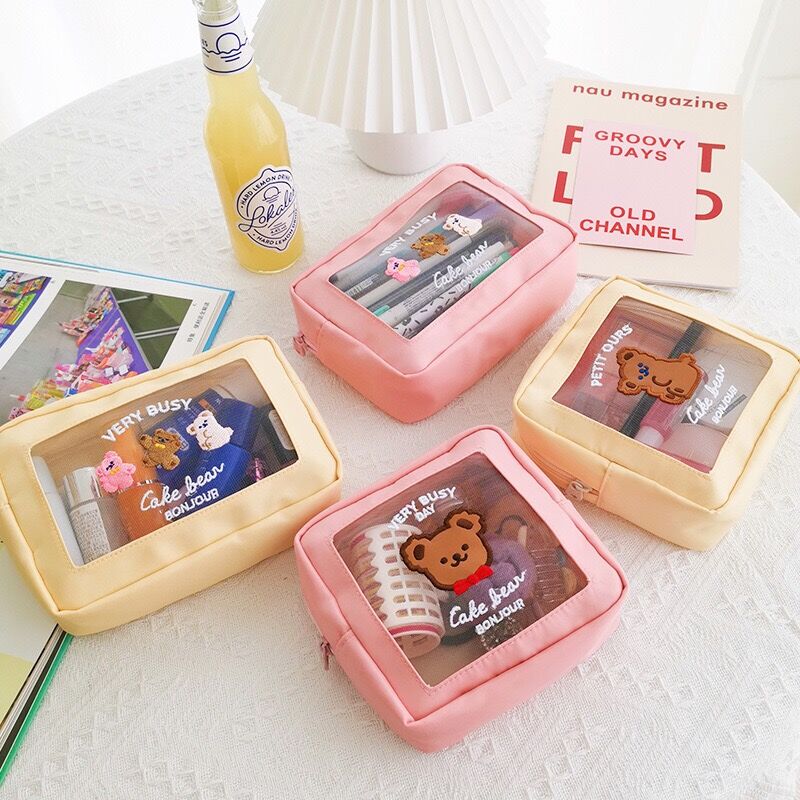 Cases Cute Girls Kawaii Makeup Bag