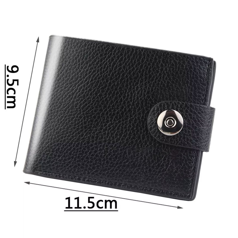 Fashion Men Solid Long Wallet