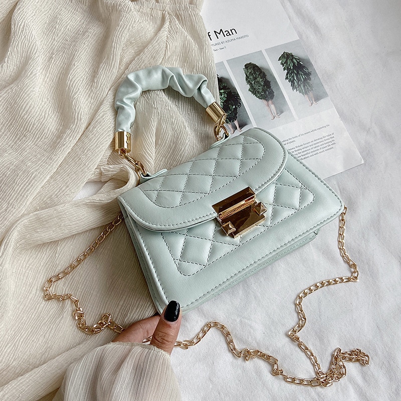 Rhombus Thread Handbag