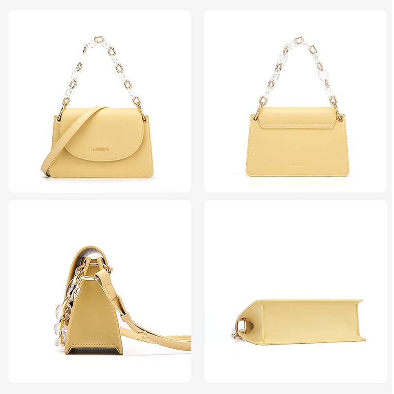 Texture Acrylic Chain Hand Carry Bag