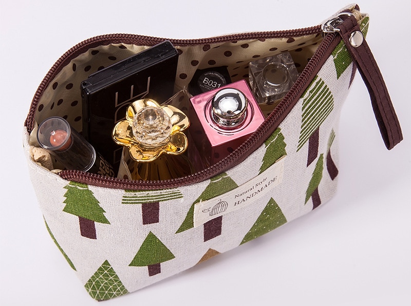 Tree Print Pattern Women Travel Storage Bag