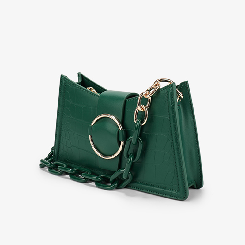 Crocodile Print Underarm Bag