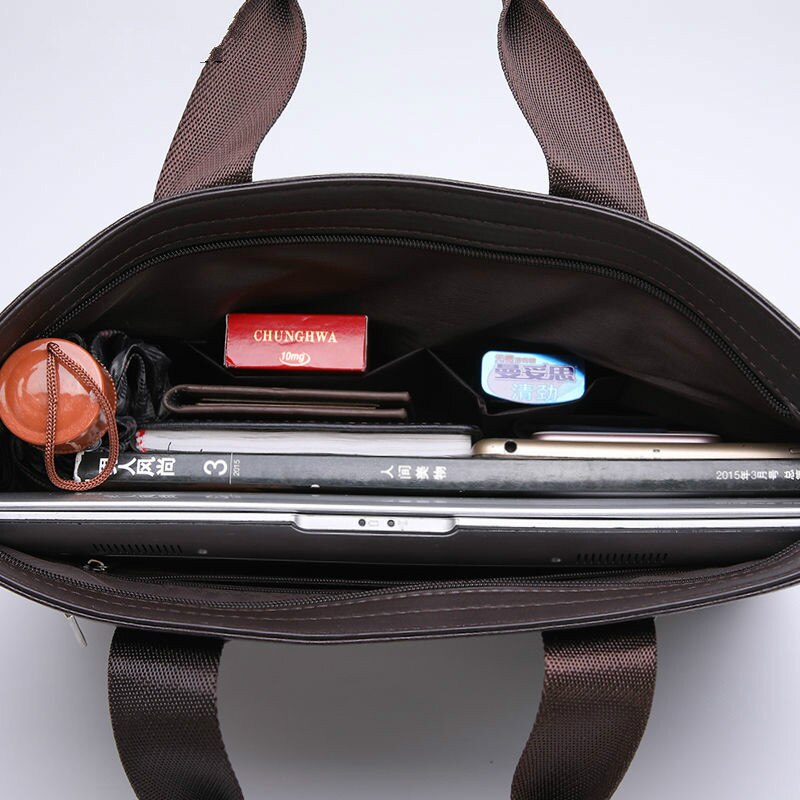 Leather Laptop Briefcases Bag