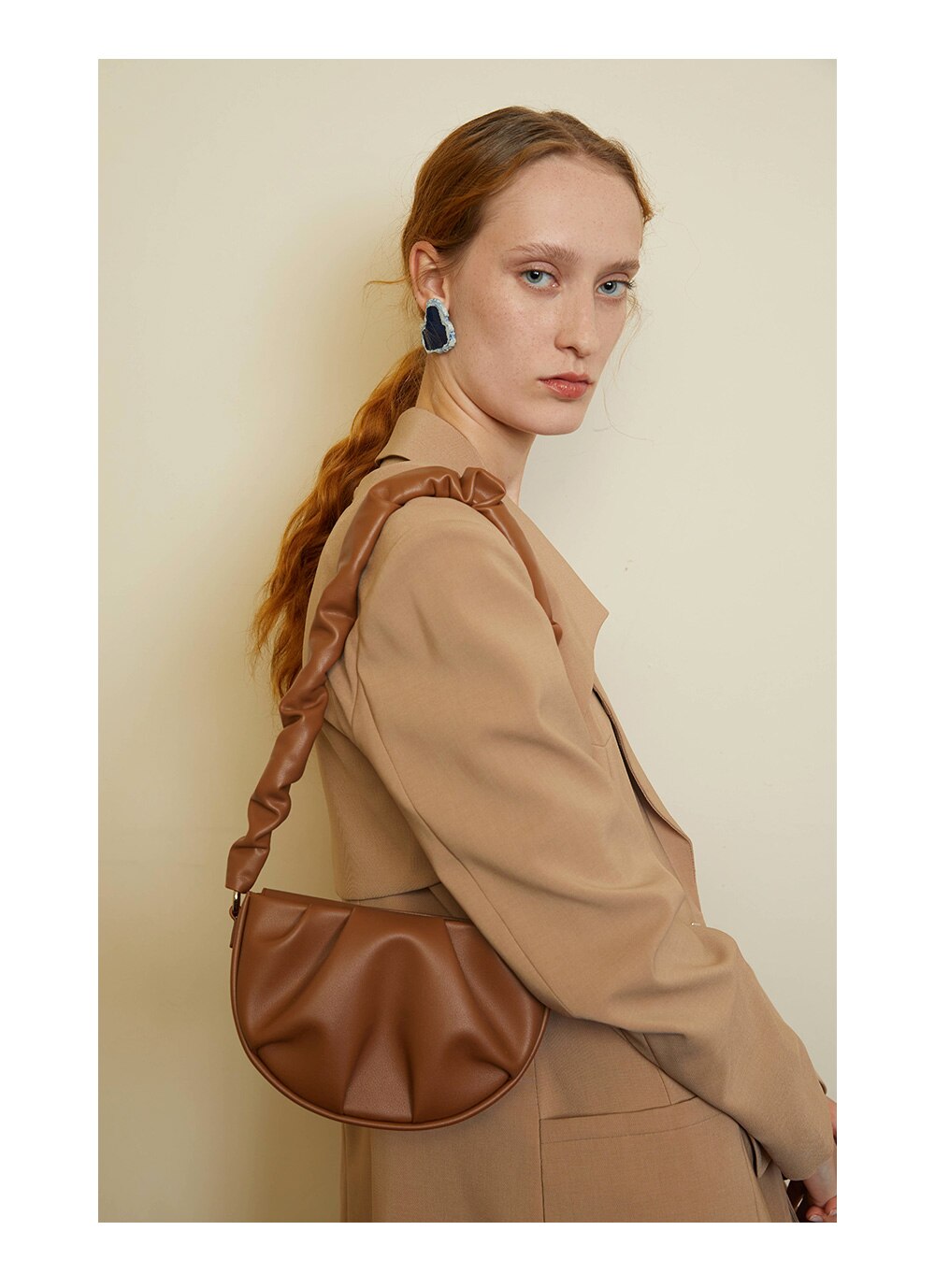 Semi-circle Underarm Bag