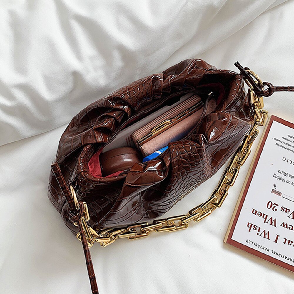 Crocodile Pattern Handbag for Women