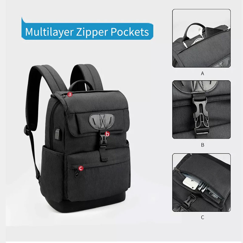USB Charging College Style Backpack