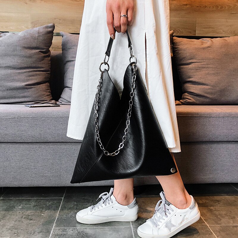 Casual Black Tote Bag