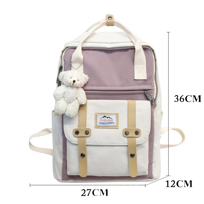 Girls Bookbag Shoulder Backpack
