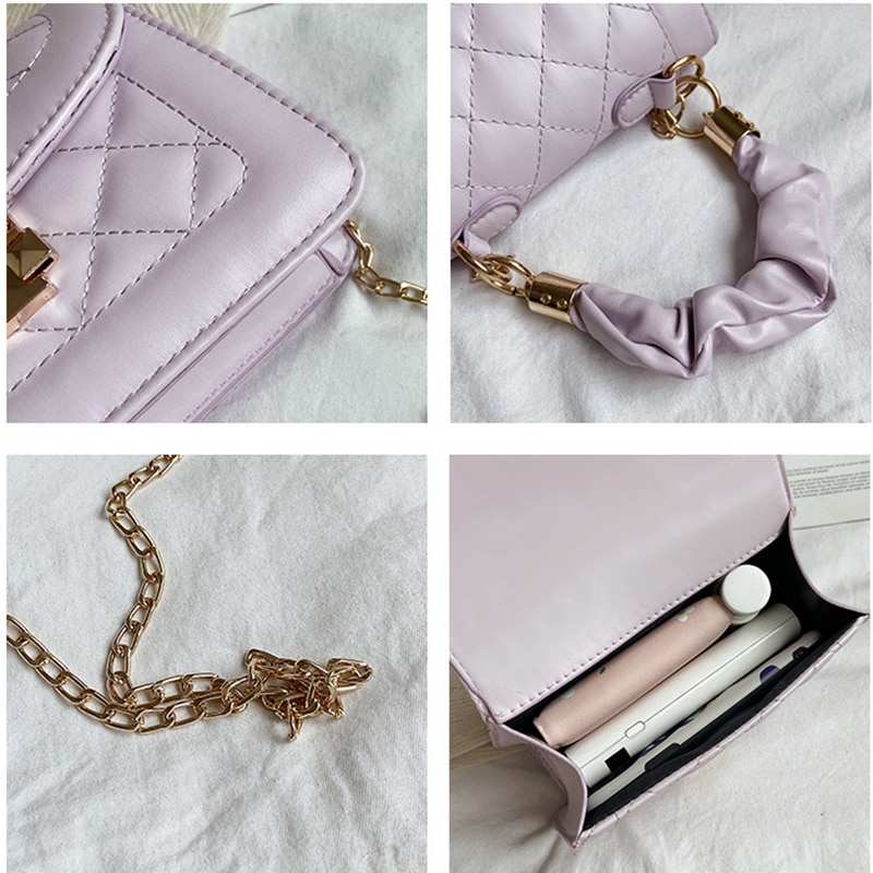 Rhombus Thread Handbag