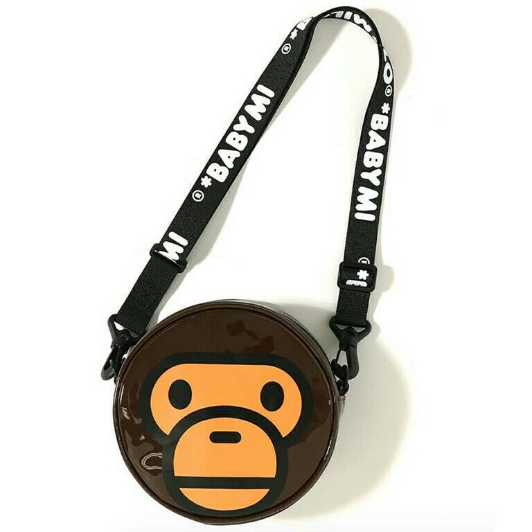 Brown Little Monkey PV Shoulder Bag