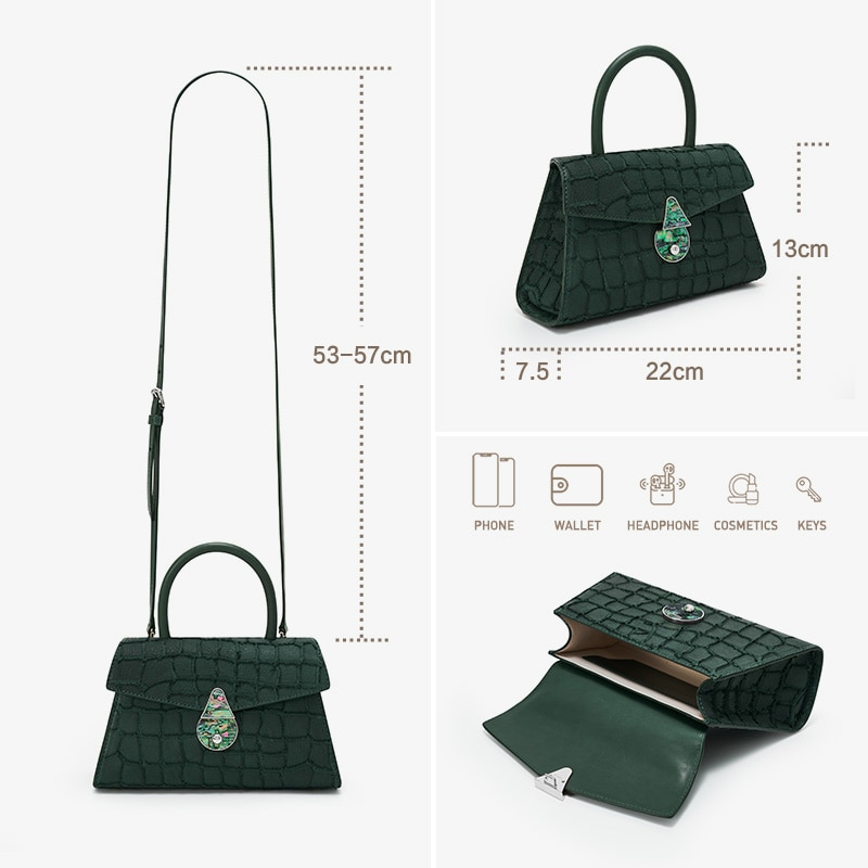 Stylish Sheepskin Handbag