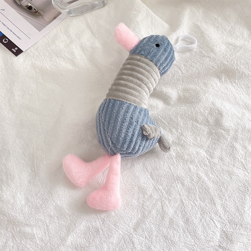 Stripe Duck Doll Bag Charm