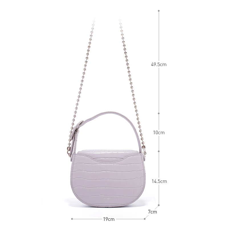 Metal Bead Chain Messenger Bag