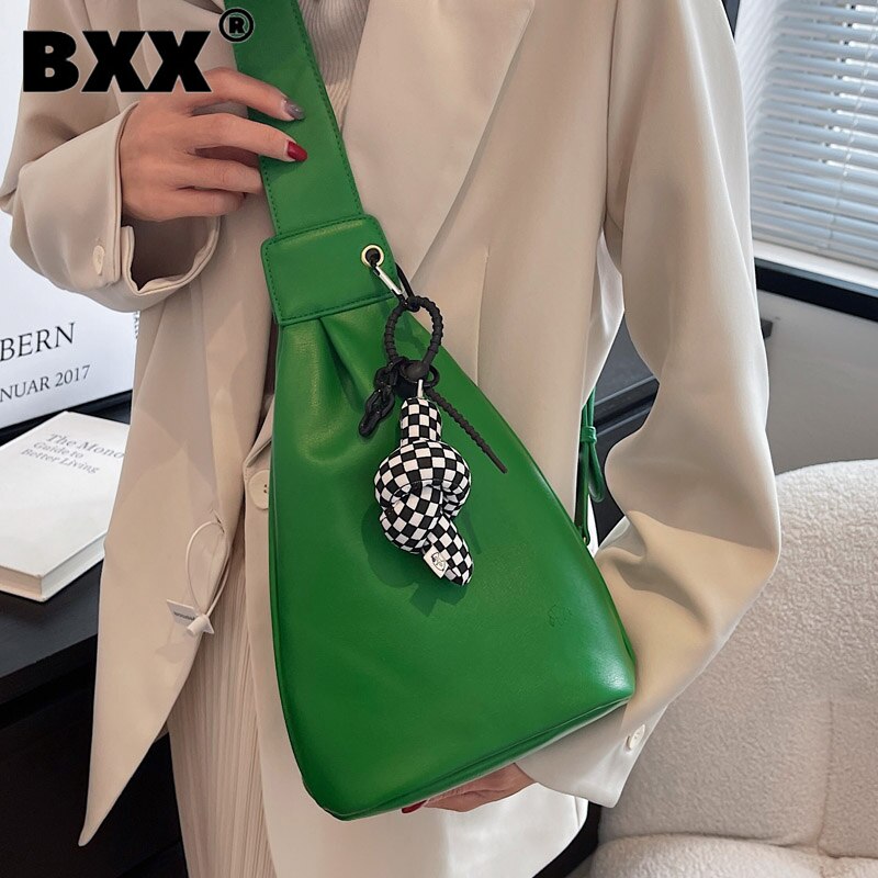 Vintage PU Leather Personality Cute Chest Bag